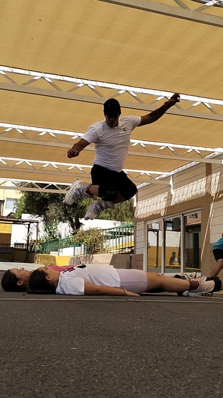 Actividad deportiva durante el campamento